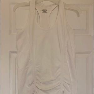 White Seamless Athleta Tank